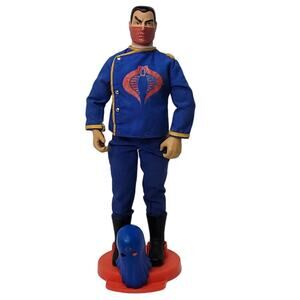 11" Vintage 1992 GI Joe Stalker  "Cobra Commander" Action Figure Needs TLC